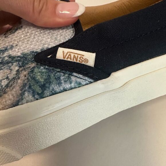 Vans Slip On Shoes Cali Tapestry Forest Bear Skateboarding Sneakers Landscape - Picture 10 of 12